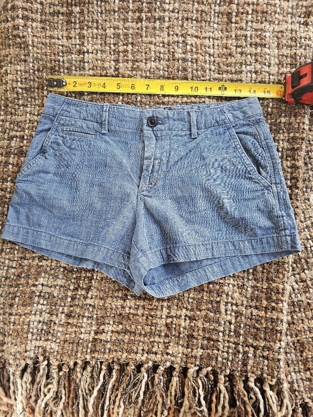 Y2K GAP Light Blue Cotton Shorts